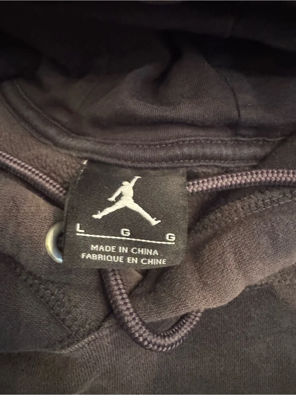Jordan Men’s Camo Pullover Hoodie - Dark Grey & Black